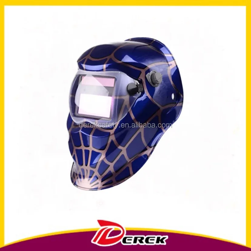 Pancake Welding Helmet 4 Sensors Big View Auto Darkening Welding Helmet