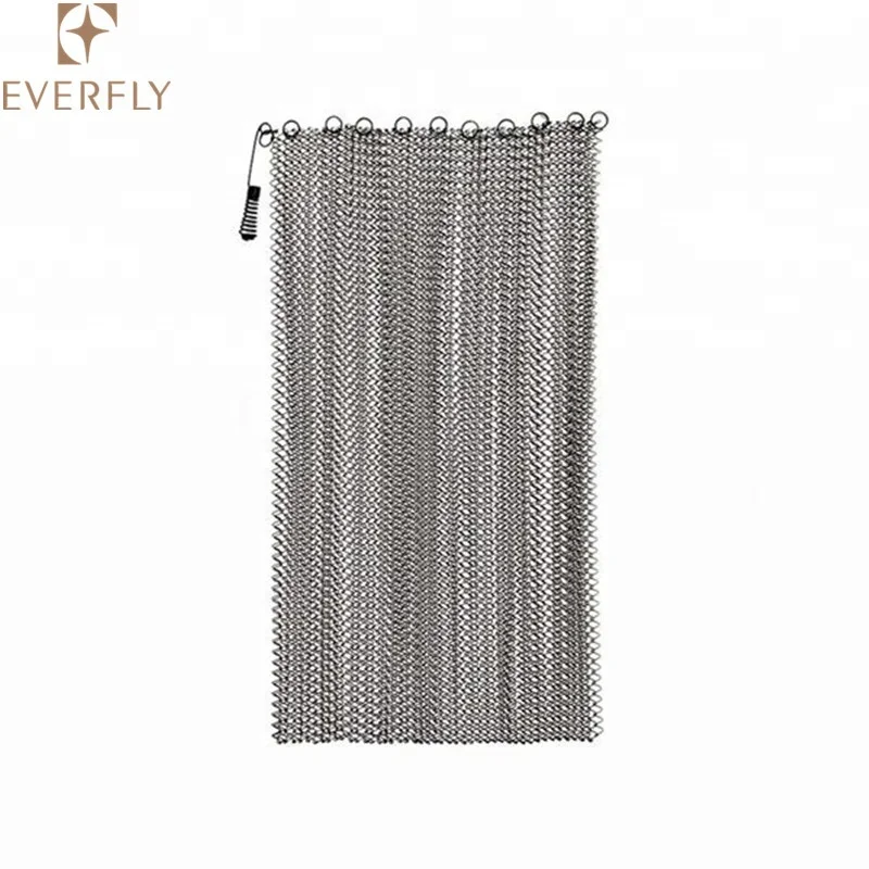 Sliding Metal Fireplace Curtain Screen Mesh Buy Curtain Screen