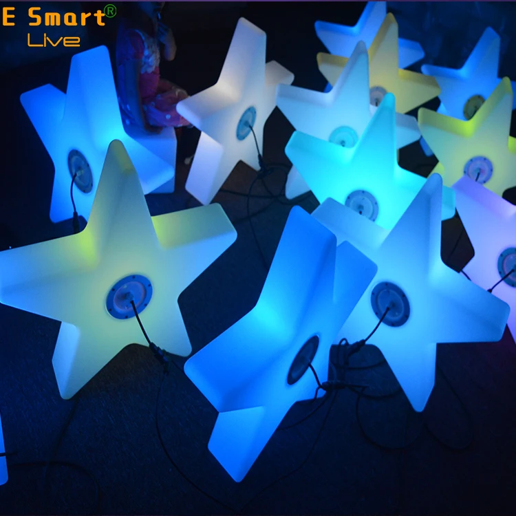 Glowing Christmas Star Color Changing Led Lamp,Led Fivepoint Christmas