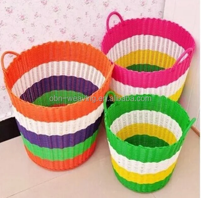 Wholesale Cheap Bulk Colorful Plastic Woven Polypropylene Basket Buy