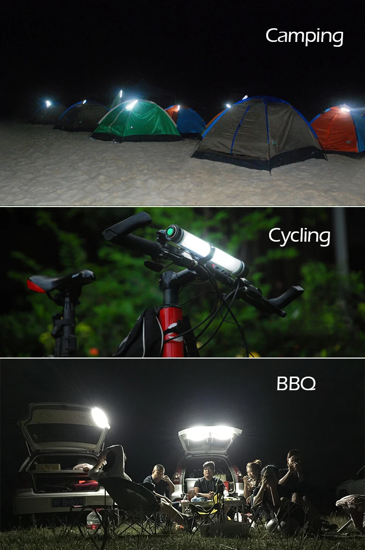 UYLED Q7 Outdoor Camping Gears Waterproof Rechargeable Led Emergency Light Lamp