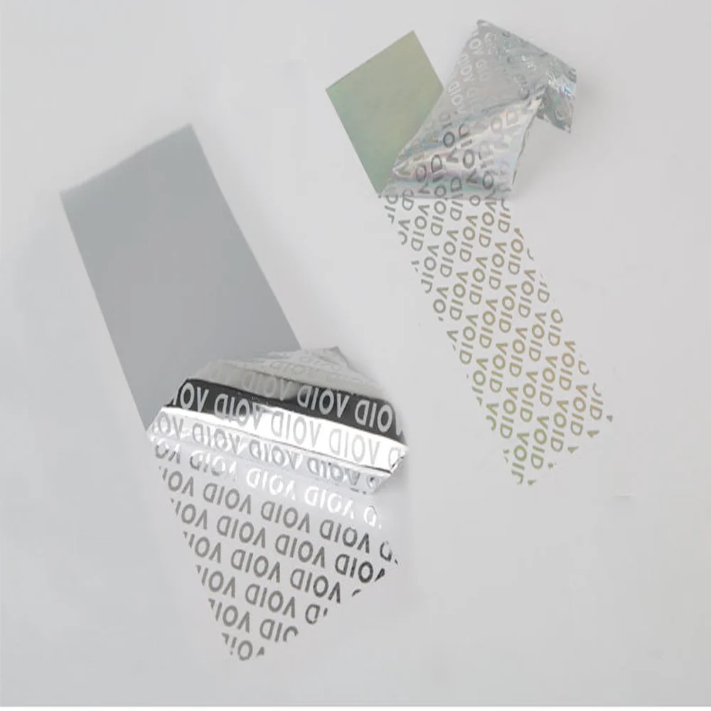 memo what is a payment Security Void Stickers Rainbow Evident Tamper Hologram