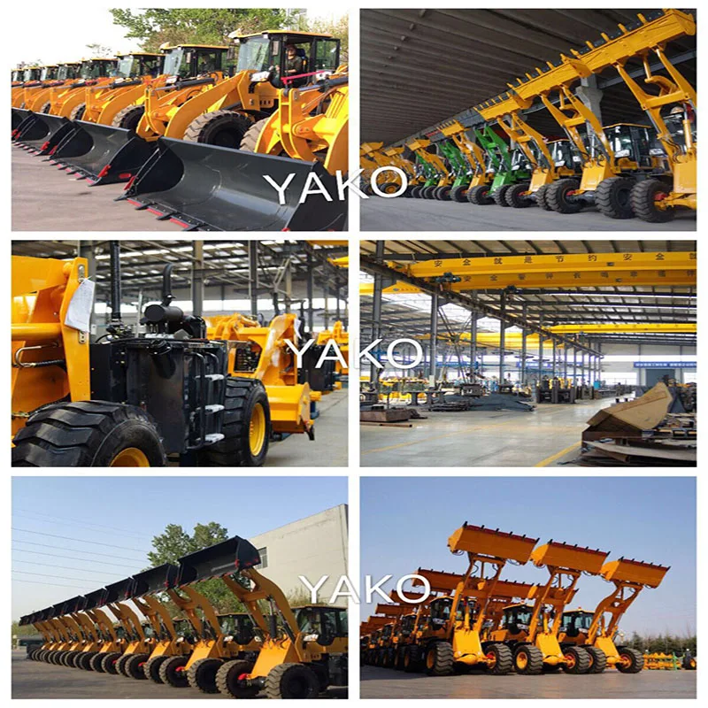 5000kg Rated Load articulated high quality front end wheel loader ZL956