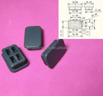 rectangular rubber plugs