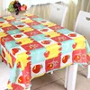 china guangzhou plastic strawberry PE table cloth with logo