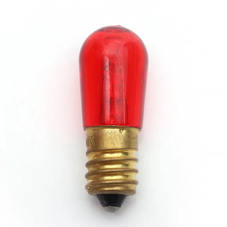 High Quality T18 Papaya Smart Light E14 Colorful Bulb14v 24v Plastic Lamp body 0.5w China Factory Led Lighting