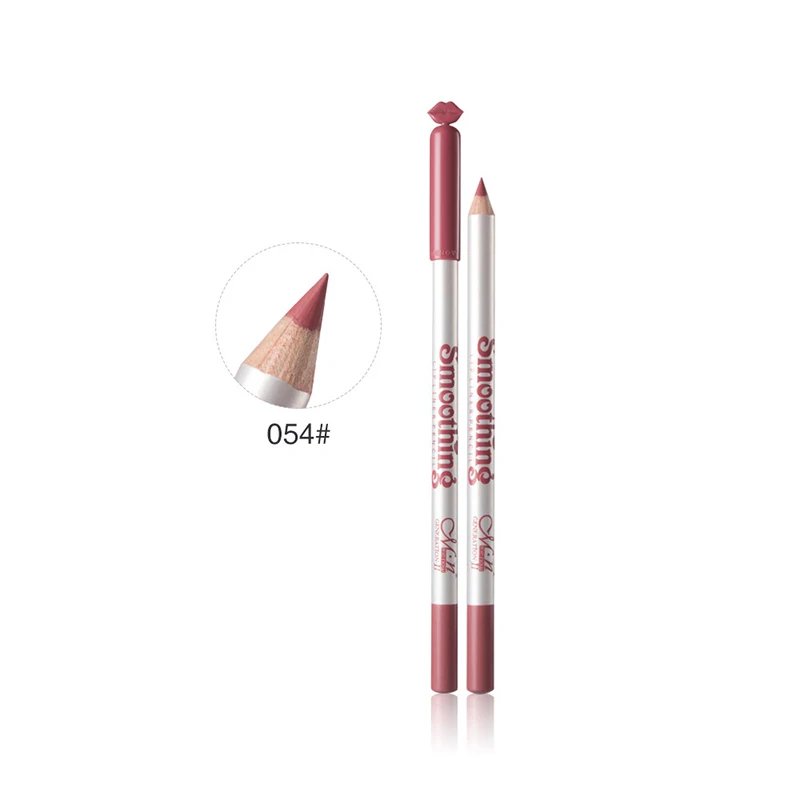 MENOW 12 Colors/Set Sexy Matte Lip Stick Lipliner Lip Liner Pencil Matt Nude Lipsliner Pen Set Beauty Makeup Tool Cosmetic P124