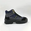 Cow suede leather Lightweight sport safety jogger shoes