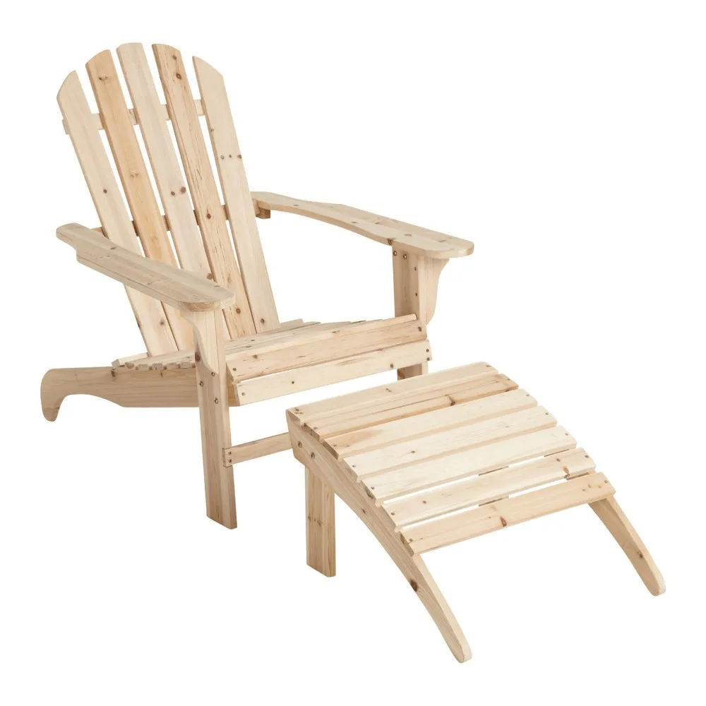 Adirondack Chair Outdoor Furniture Wood Picnic Garden Beach Chair