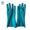 Winter Hand Anti Slip Fish Catching Long Blue Latex Gloves