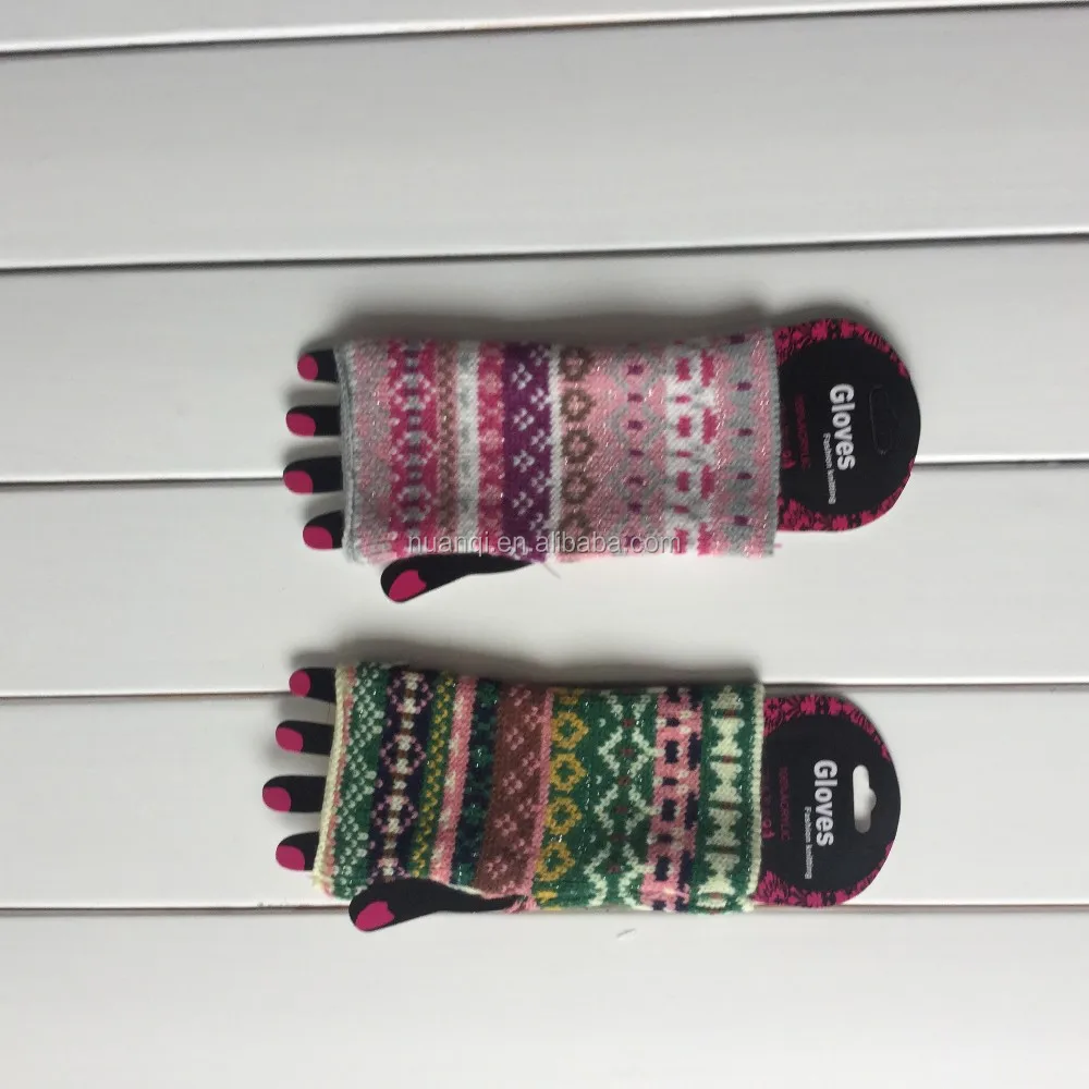 Kous vrouwen winter handschoenen katoen gebreide meisjes schattige ...
