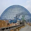 Large-scale prefab dome roof stainless steel structure building roof for theater