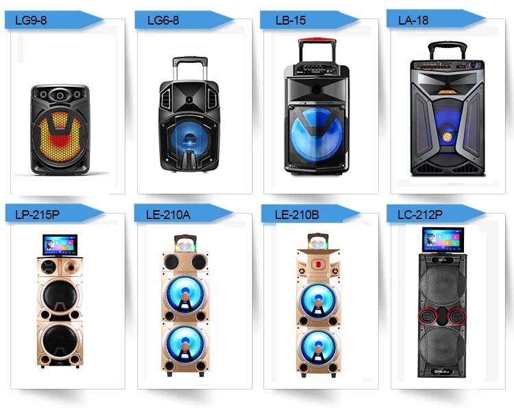 portable 10 inch trolley bear dj speaker with USB,SD,FM,Remote - ANKUX.COM