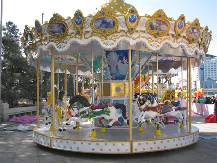 automatic small carousel , kids carousel rides