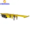 2 Axles 20ft Container Skeleton Trailer, Tri-axle 40ft Container Chassis Skeletal Semi Trailer, 20feet 40feet Skeleton Trailer