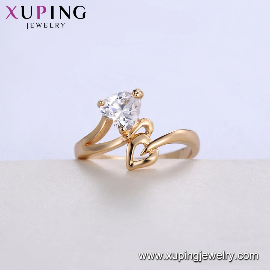 15021 Xuping Heart Shape Single Stone Ring Design For Kids - Buy Baby ...