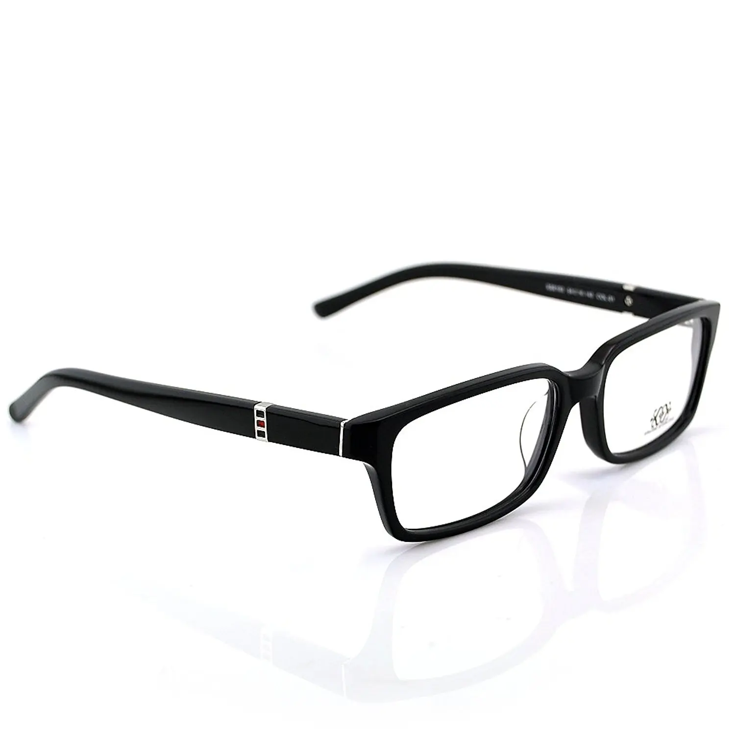New Pensee Eyeglasses Prescription Black Rectangle Optical Frame 54mm Demo Lens