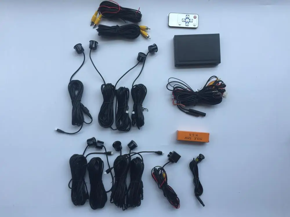 remote control 4.3 rear view Auto-dimming mirror original l bracket w dual camera H D camera intelligent video parking sensor