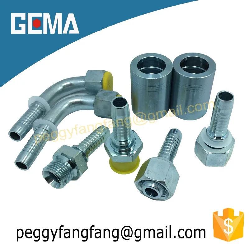 Hydraulic High Pressure Rubber Hose Fittings Pipe Fitting Metric Dk,dkj 