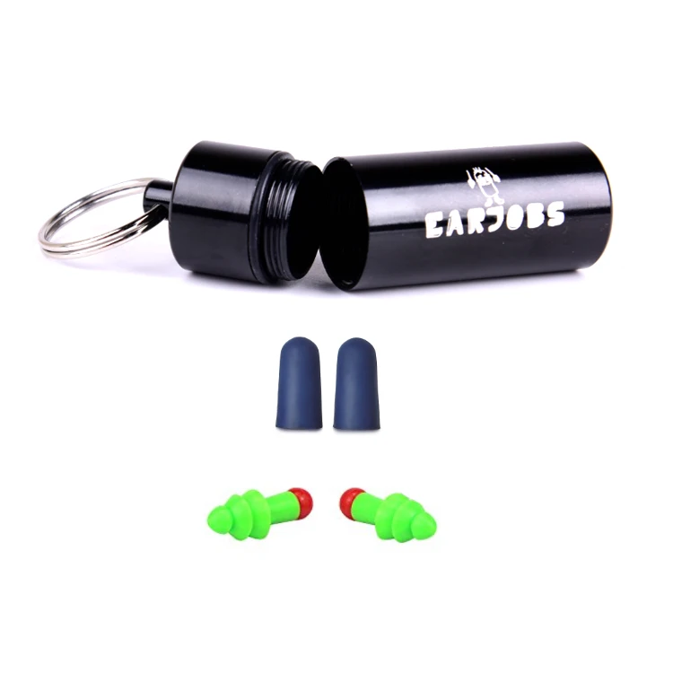 Portable Aluminum Waterproof Earplugs Keychain Container Buy Pill