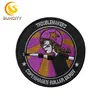 Free Sample No MOQ Custom Logo Patch troublemakers copenhagen roller derby Embroidery Patch With Iron On