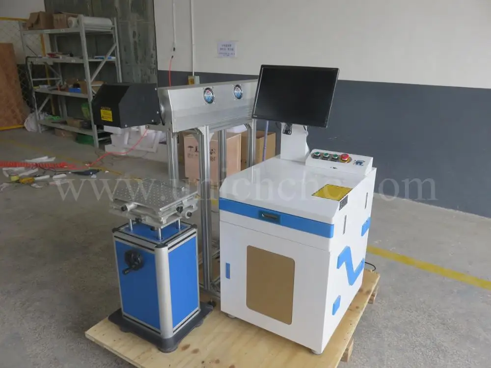 hot sale 20w fiber laser engraving machine color marking