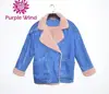 Custom High Quality Denim Women 100% Cotton Jean Jacket Blue Color with Sherpa Inside