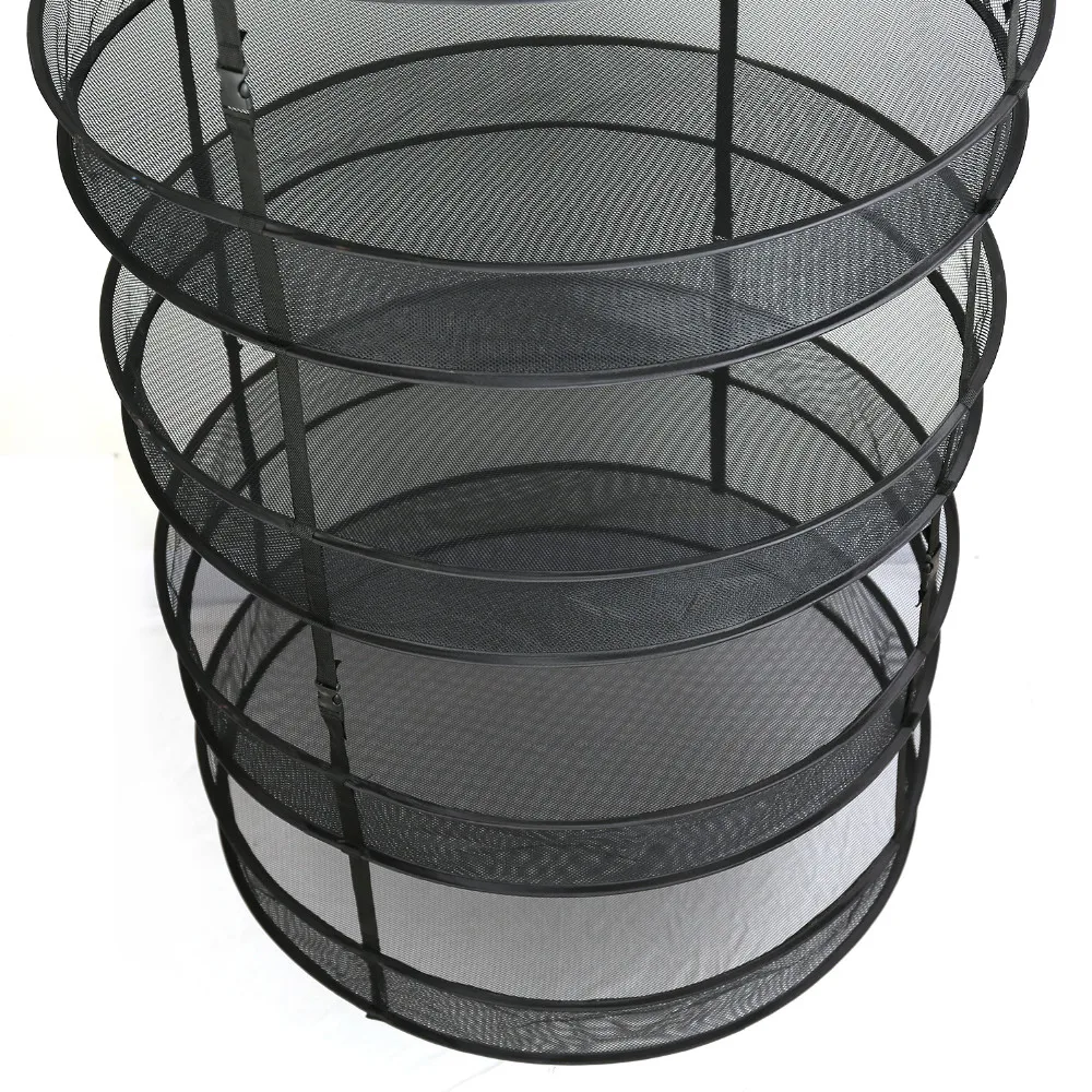 4 Layer Collapsible Mesh Hanging Herb Dry Drying Net Rack Drying Net
