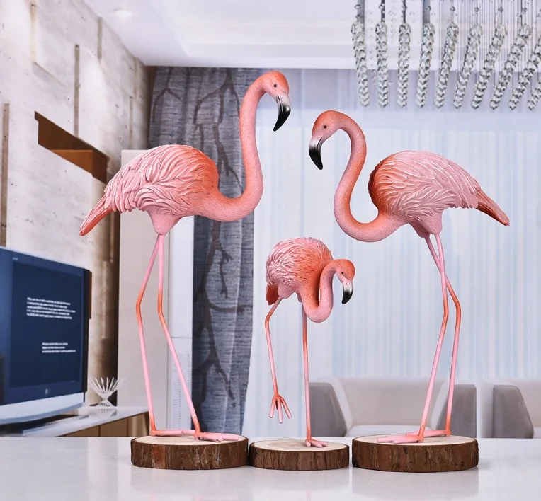 Flamingo Statue Flamingo Figurine Good Luck Gift - Buy Cheap Gifts ...