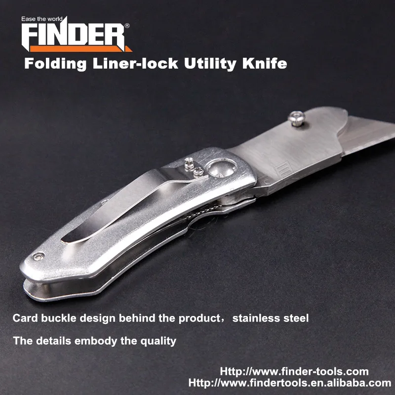 High Quality High Carbon Steel Blade Aluminium Alloy Folding Linerlock
