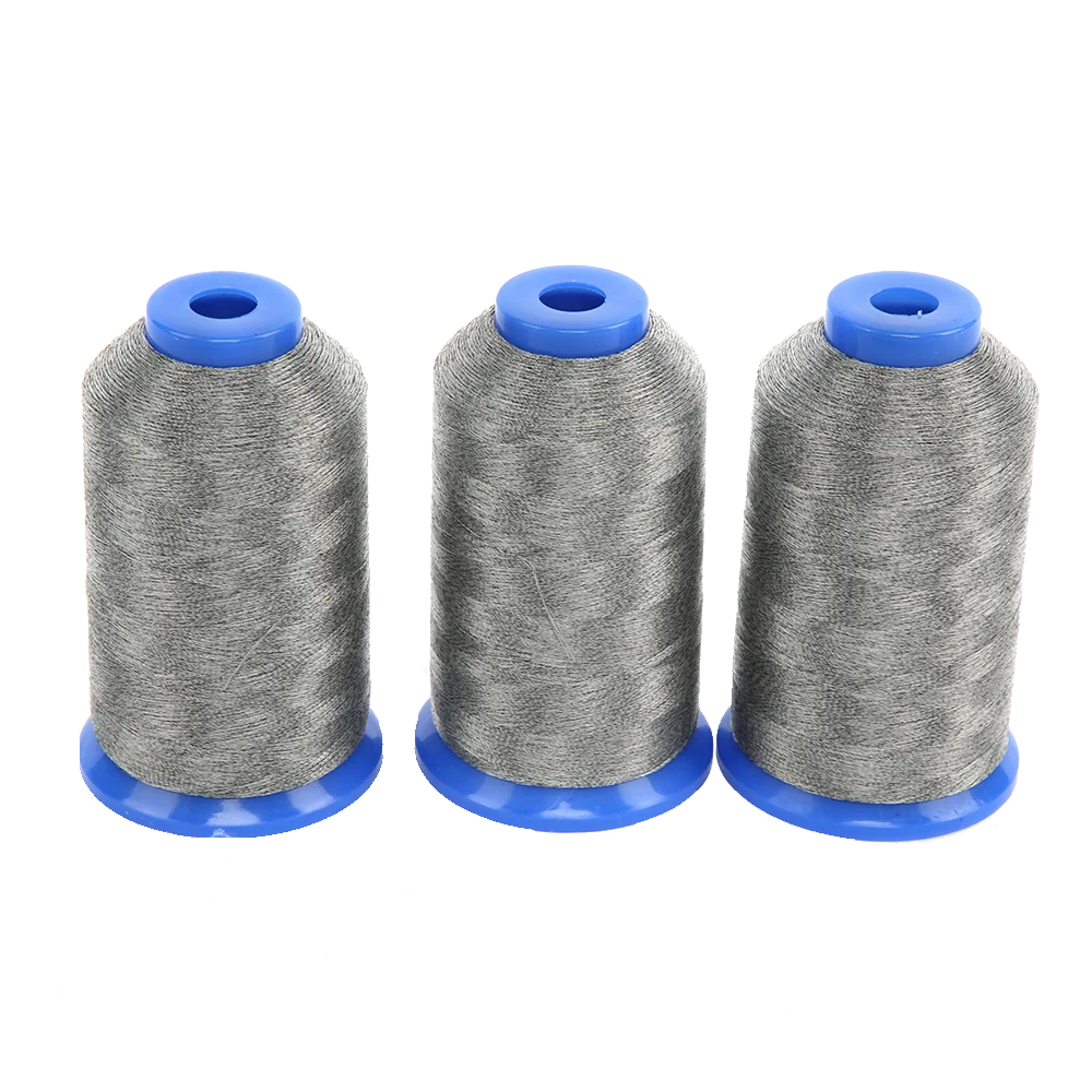 Wholesale 100 Polyester Esd Silver Fiber Conductive Sewing Thread For Protect Clothing Buy