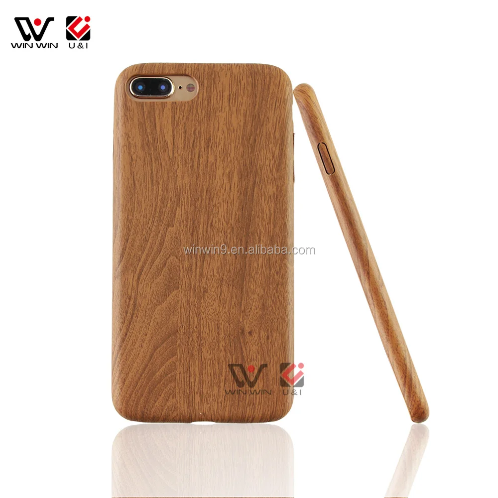 Factory Price Wood Grain Soft  Bumper Blank Wood Back Cover Shell Mobile Phone Cases For iPhone 6