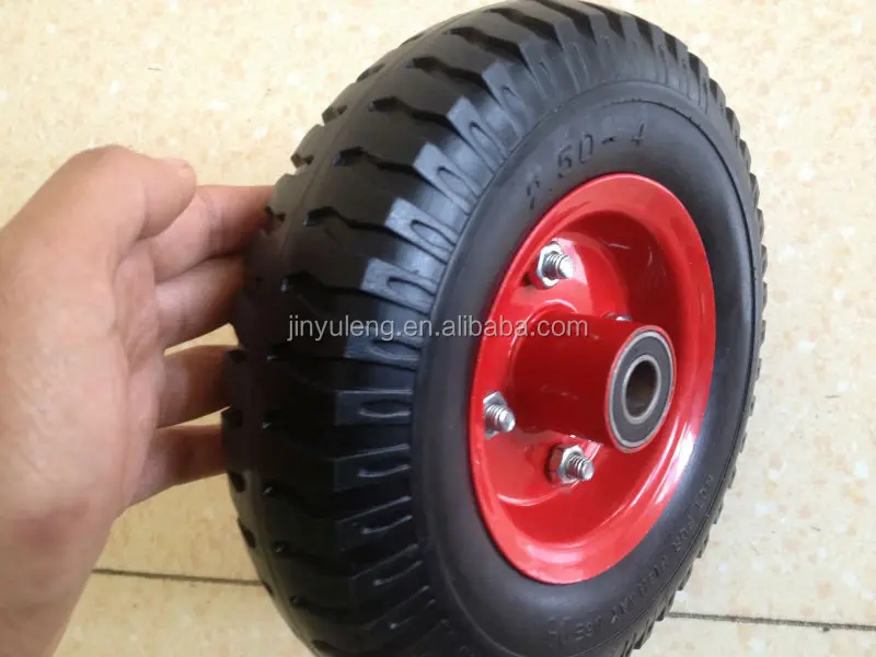 8'' pu solid ribber wheel,lug pattern small wheel 2.50-4 ,tools,Trailer, castor, godown car accessories,parts