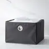 Home use space saving collapsible storage box