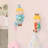 ROOGO Cute Resin Little Prince Statue Wall Mounted Key Hat Bag Coat Towel Hooks Nursery Decor Housewarming Gift