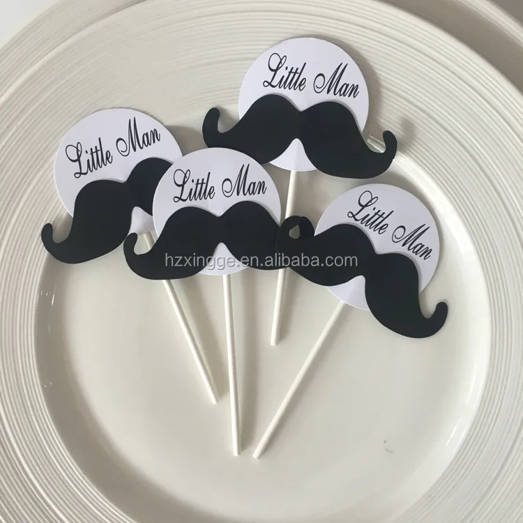 Decoration De Gateau Petit Homme Et Moustache 4 Pieces Noir En Acrylique Pour Anniversaire Fete Prenatale Garcon Fournitures Pour Evenements Et Fetes Buy Gateau De Fete De Douche De Bebe Gateau Decoration Articles De Fete Decorations De Gateau Gateau De