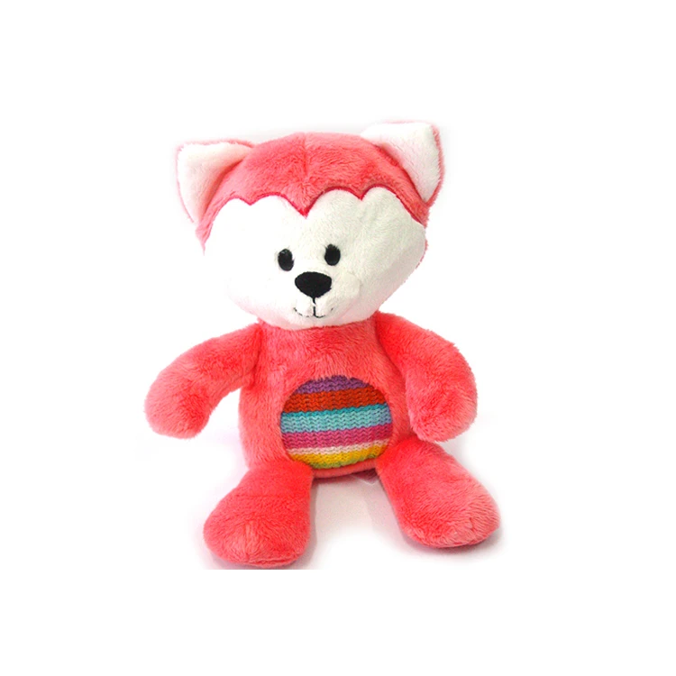 Hot Sale Cartoon Stuffed Animal Toy Custom Logo Soft Pink Plush Toy On Sale