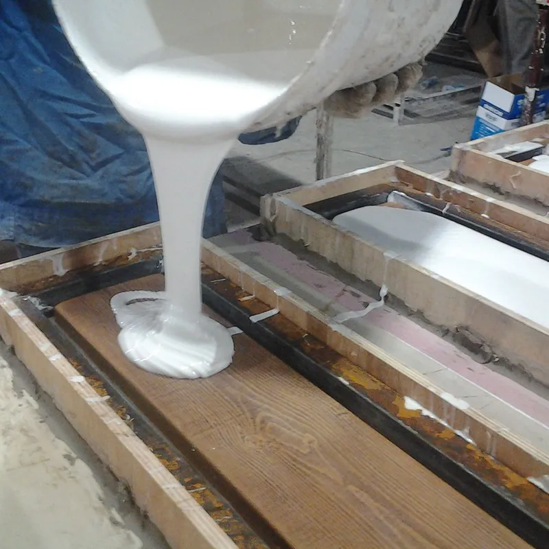 china good quality liquid silicone rubber for artificial culture stone mold making no oil