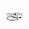 2019 Bohemian Vintage Bridal Rings Antique Alloy 3Sets Resin Rhinestone Rings For Women Retro Jewelry Wholesale Gift