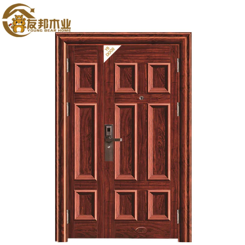 Sgs Certificate Front French Style Gatehouse Security Cheap Doors
