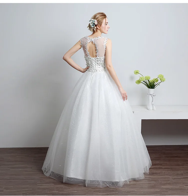 Korean Lace Up Ball Gown Quality Wedding Dresses 2017 Alibaba ...