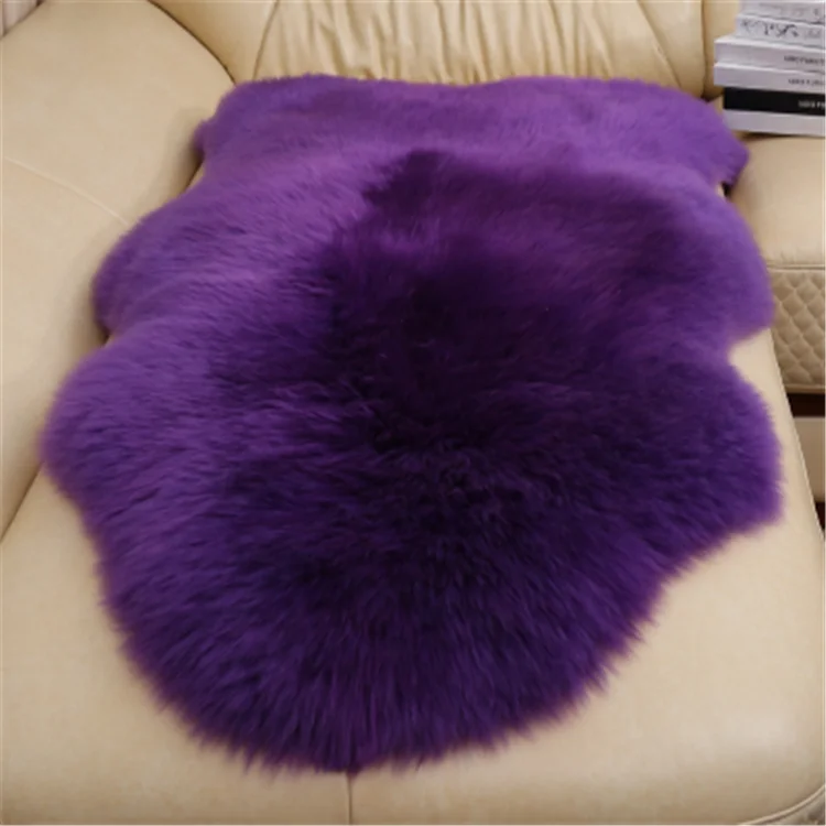 60x90cm Artificial Sheepskin Hairy Carpet For Living Room Sheep Fur