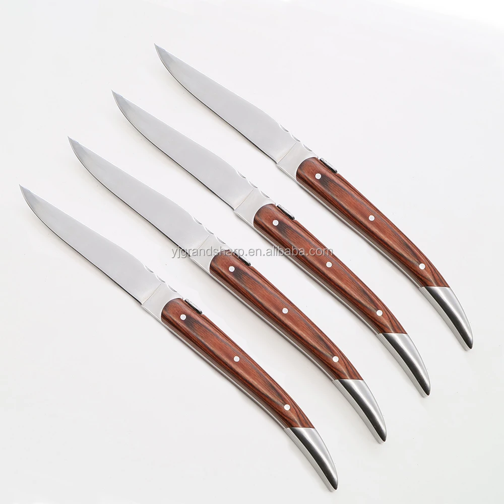 High Quality Laguiole Steak Knife Set With Wood Handle Bee Knife Steak