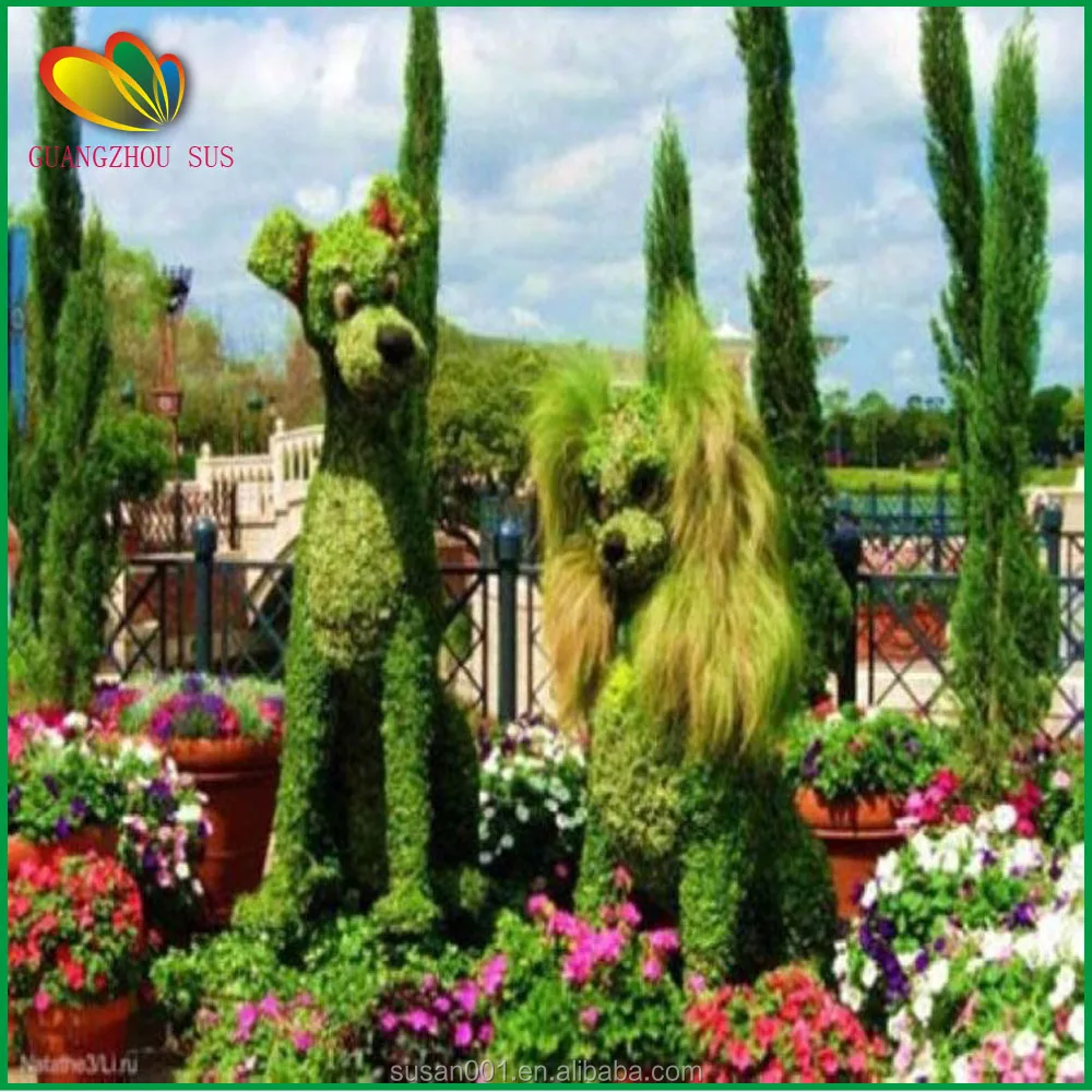 Garden Decoration Artificial Cartoon Topiary Animals Grass Animal Buy