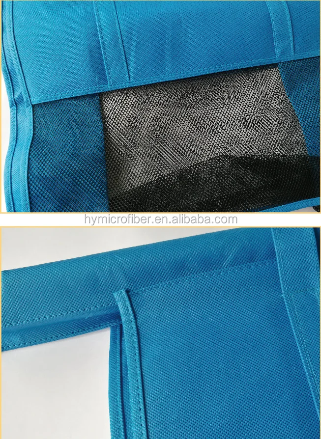 Lightweight practical supermarket shopping cart bag non woven fabric shopping bag with long handle