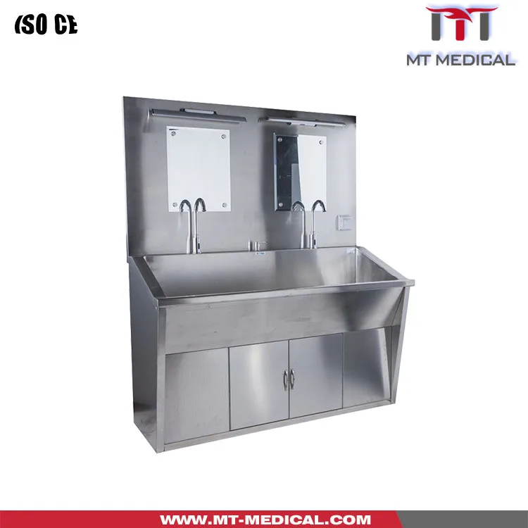Hospital operating room wash basin knee operated water bath sink water bath sink