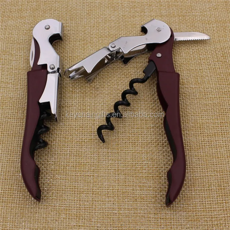 Corkscrew bottle opener