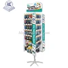 Metal wire spinner display rack with hanging hook