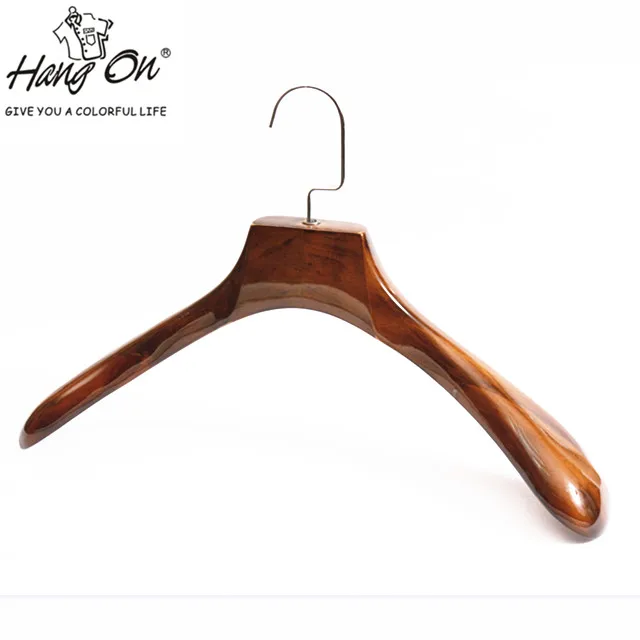 Tf049 Luxury Clothing Hanger Custom Wooden Suit Hangers For Men's