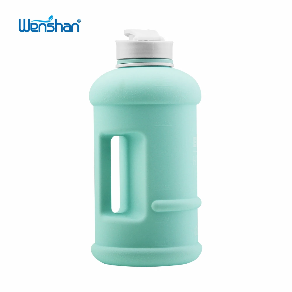 Durable Plastic Matte Gym Water Bottle With Flip Lid 1.3l/2.2l - Buy